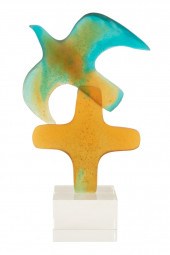 LIMITED ED. DAUM CRYSTAL 'COLO