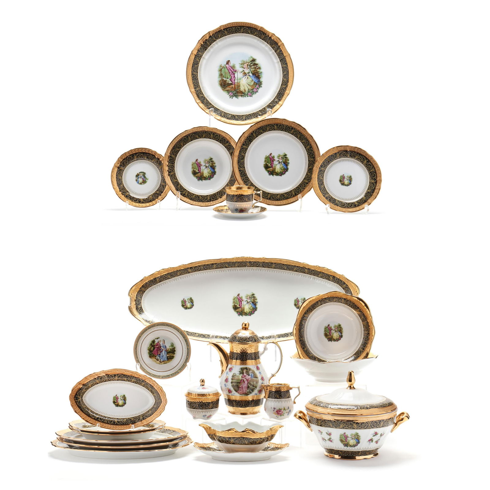 LIMOGES  22K QUALITY ROYALE , LARGE