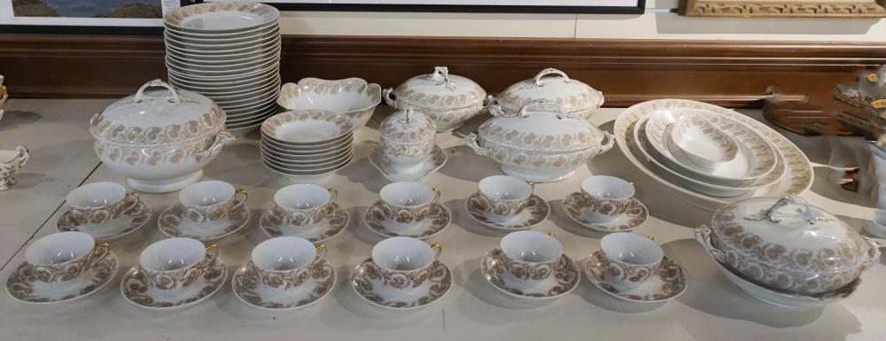 LIMOGES 66-PIECE PORCELAIN TABLE