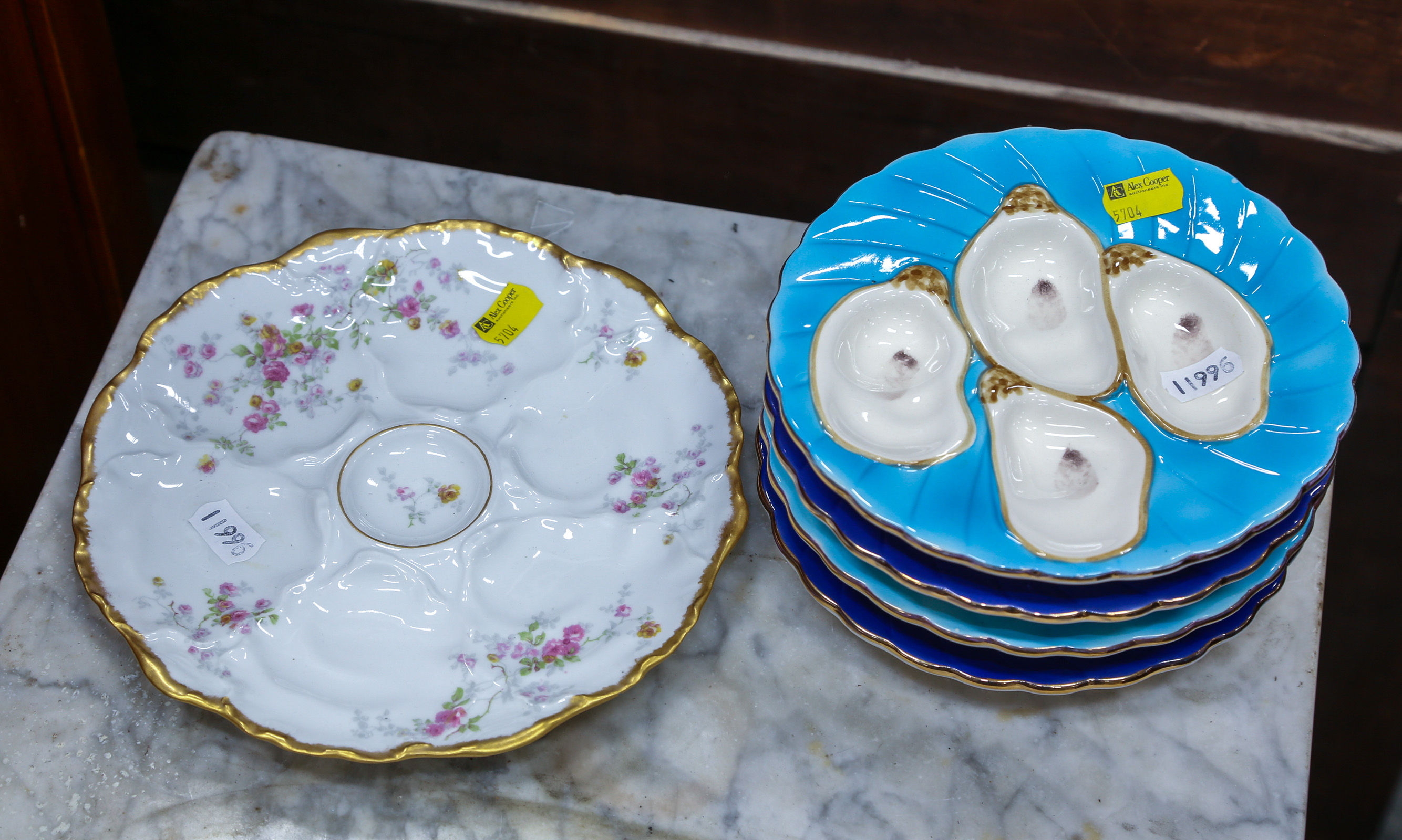 LIMOGES & ABIGAIL'S OYSTER PLATES
