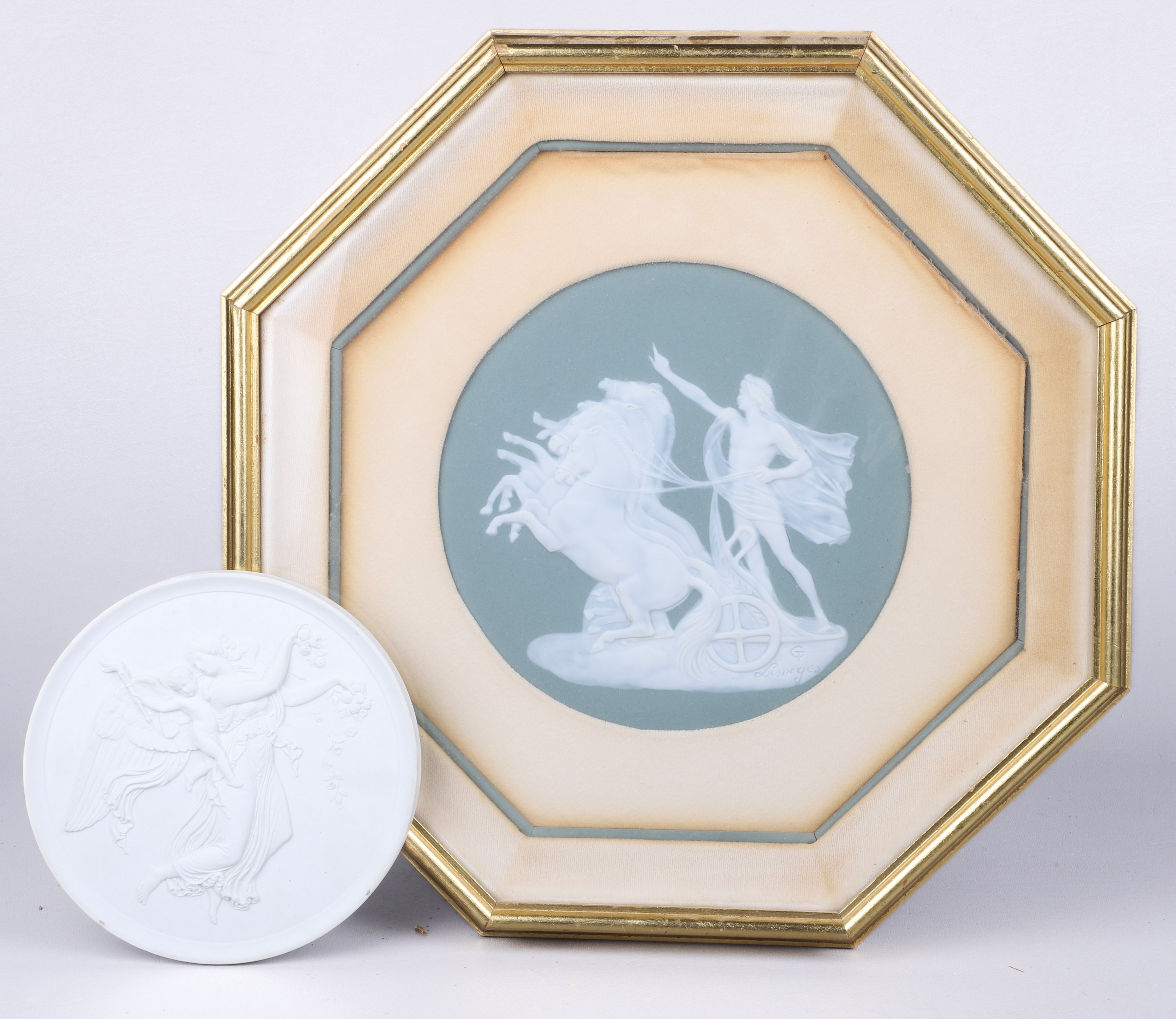 Limoges and Royal Copenhagen relief