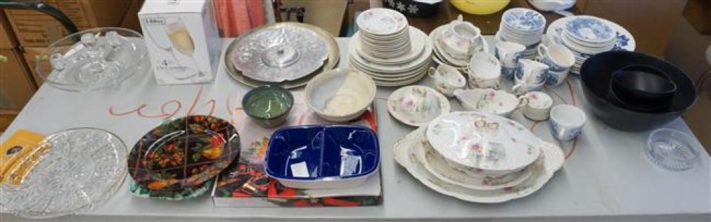 LIMOGES AND WEDGWOOD DINNER SERVICE