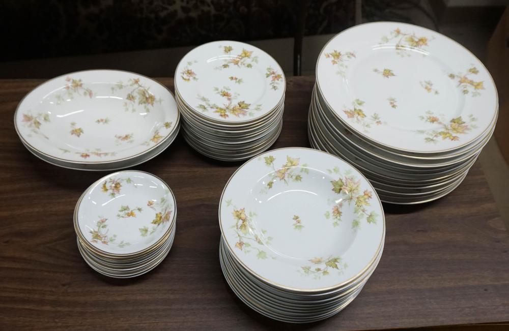 LIMOGES AUTUMN LEAF PORCELAIN