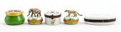 LIMOGES & BRITISH TRINKET BOXE