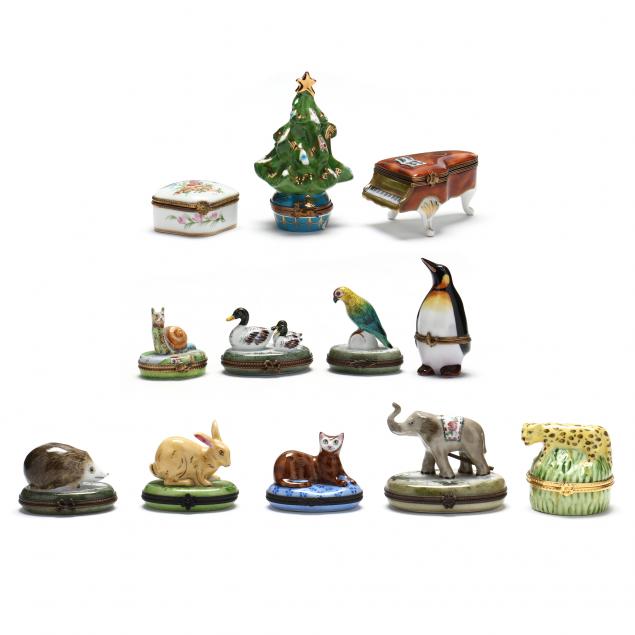 LIMOGES COLLECTION OF TWELVE