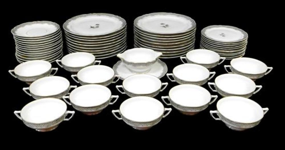 LIMOGES DINNERWARE, APPROXIMATELY