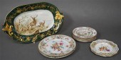 LIMOGES 'ELK' PLATTER, SIX SPO