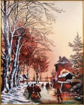 LIMOGES ENAMEL ON COPPER, BETO