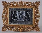 LIMOGES ENAMEL PLAQUE In the M