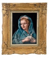 LIMOGES ENAMELED COPPER PLAQUE