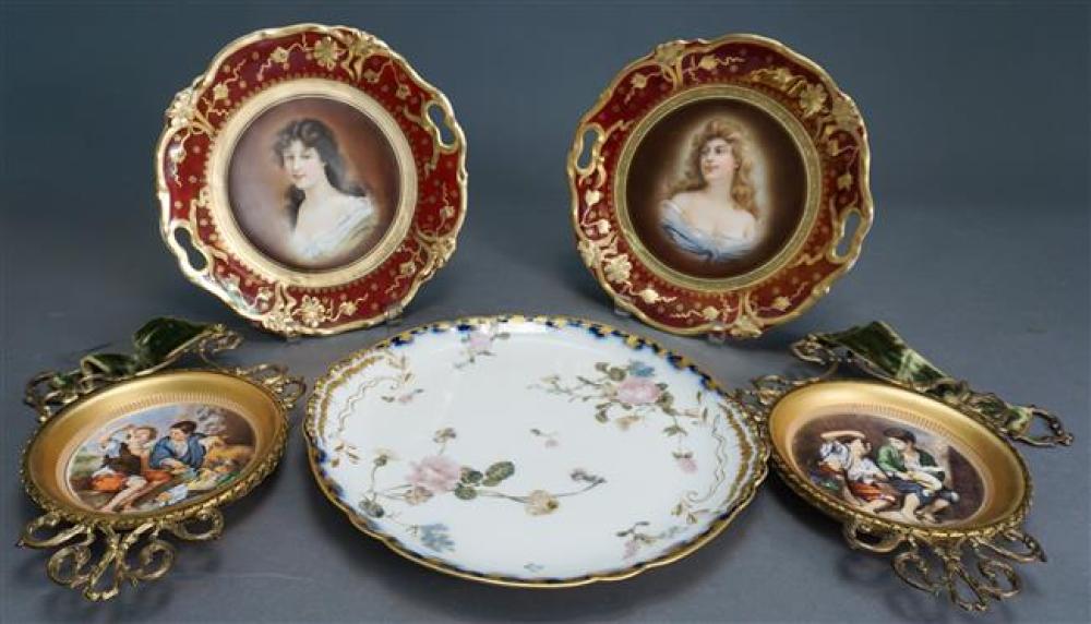 LIMOGES "FEU DE FOUR' PORCELAIN