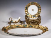 LIMOGES FISH SET (13) Piece Fr