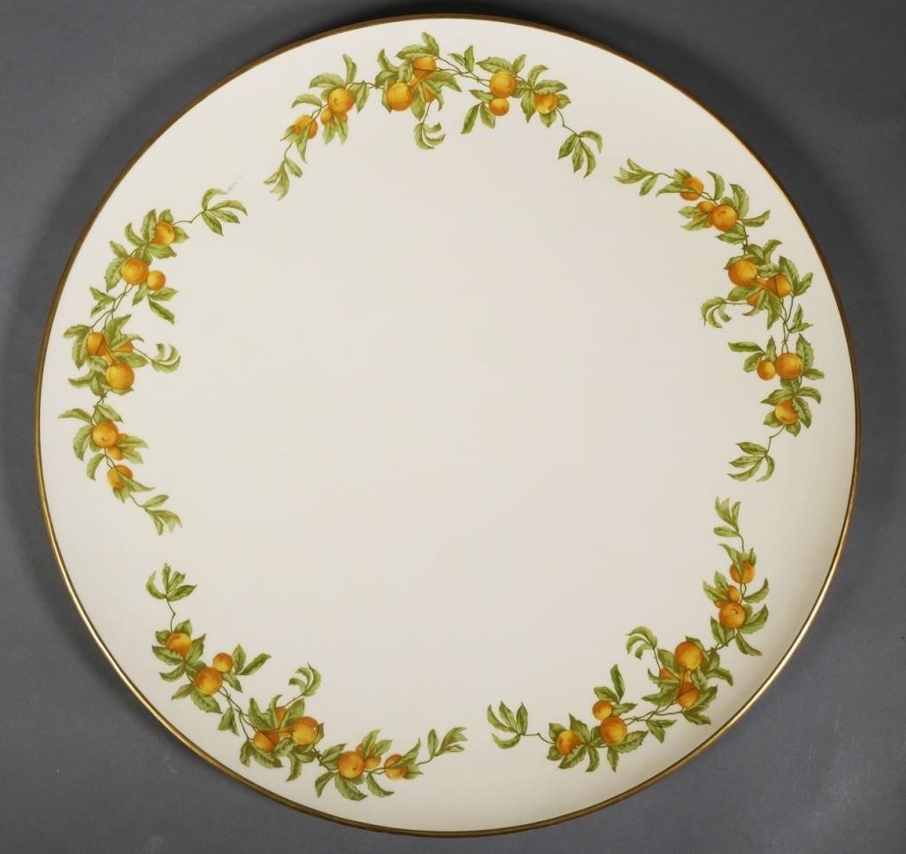 LIMOGES FLORIDA ORANGES 18" SERVING
