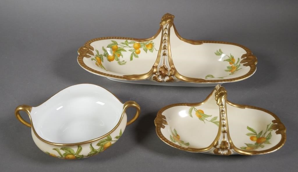 LIMOGES FLORIDA ORANGES SERVING