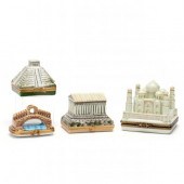 LIMOGES, FOUR ARCHITECTURAL PO