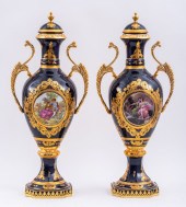LIMOGES GILT METAL MOUNTED POR