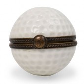 LIMOGES "GOLF BALL" TRINKET BO