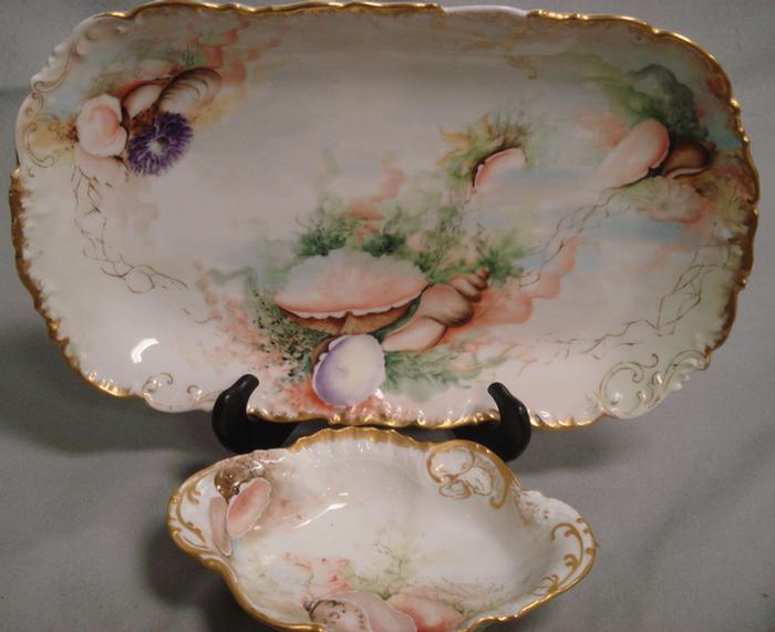 Limoges HP shell decorated ice
