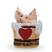 LIMOGES "JE TAIME" PORCELAIN T