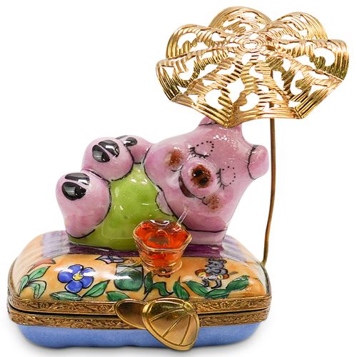 LIMOGES LA GLORIETTE "PIG UNDER