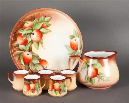 Limoges paint decorated porcelain