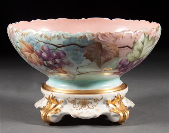 Limoges paint decorated porcelain