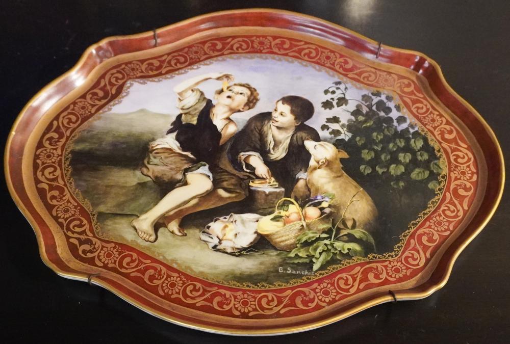 LIMOGES PAINTED PORCELAIN