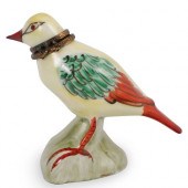 LIMOGES PARROT TRINKET BOXDESC
