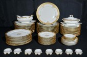 LIMOGES PARTIAL GILT ASSEMBLED