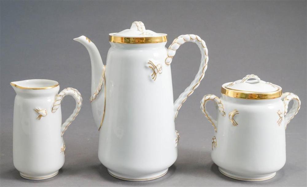 LIMOGES PARTIAL GILT DECORATED