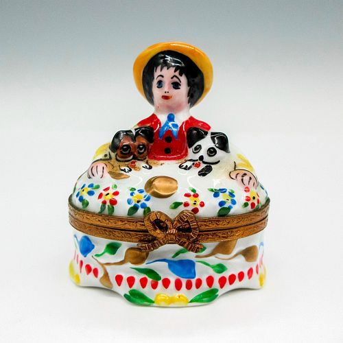 LIMOGES PEINT MAIN PORCELAIN