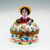 LIMOGES PEINT MAIN PORCELAIN T