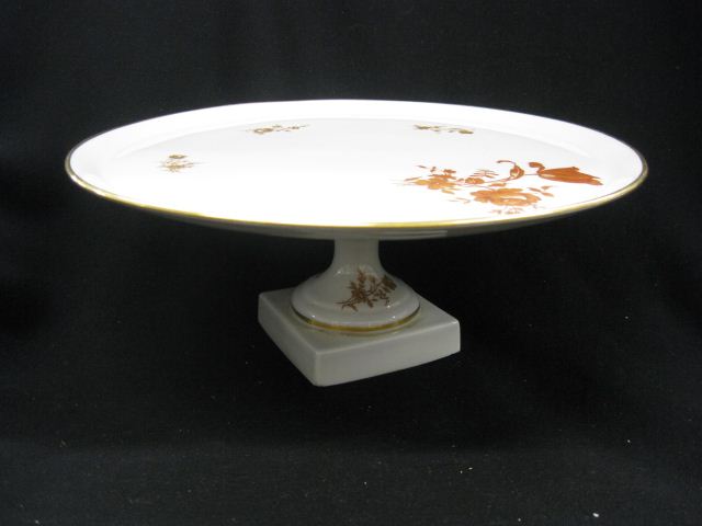 Limoges Porcelain Cake Stand floral