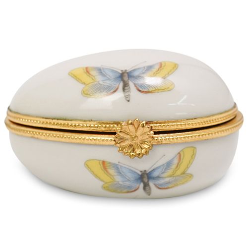LIMOGES PORCELAIN EGG TRINKET