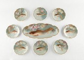 LIMOGES PORCELAIN FISH PLATES