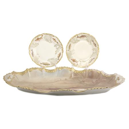 Limoges Porcelain Fish Platter