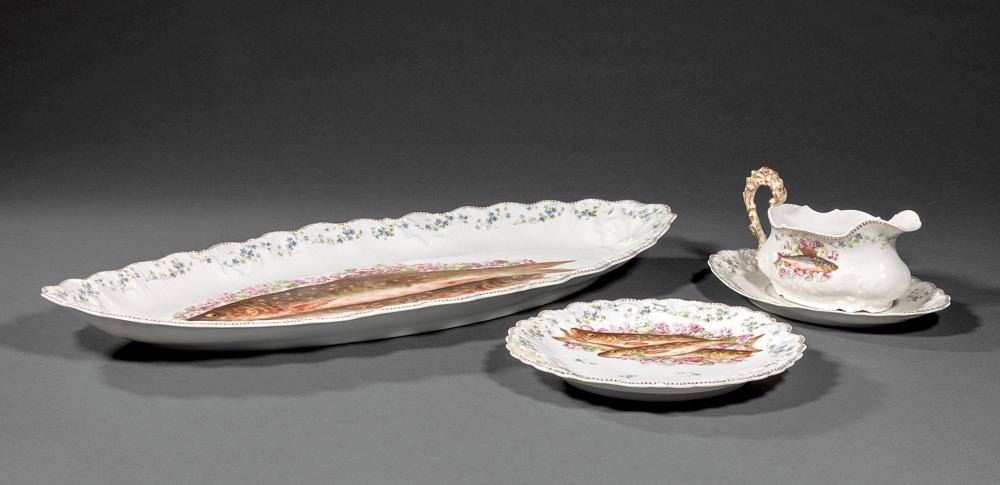 LIMOGES PORCELAIN FISH