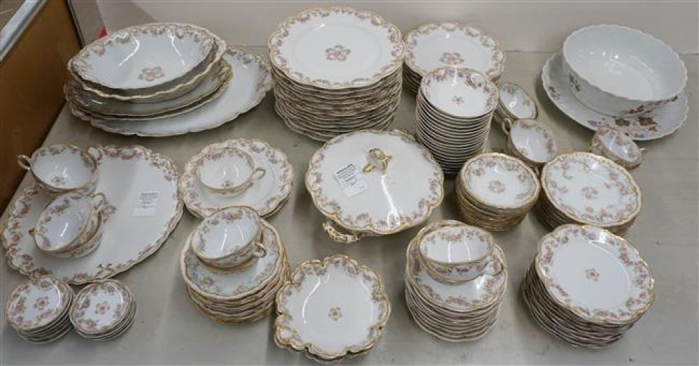 LIMOGES PORCELAIN FLORAL GILT