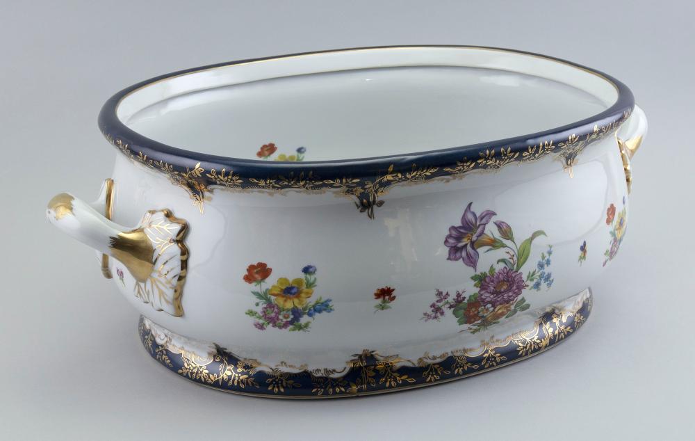 LIMOGES PORCELAIN FOOT BATH 20TH