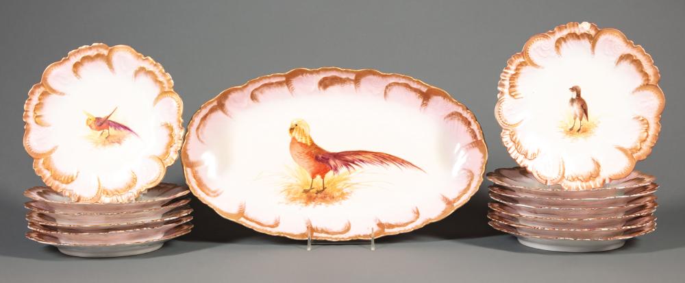 LIMOGES PORCELAIN GAMEBIRD