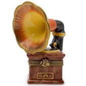 LIMOGES PORCELAIN GRAMOPHONE B