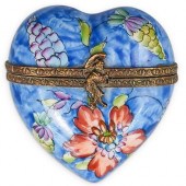LIMOGES PORCELAIN HEART TRINKE
