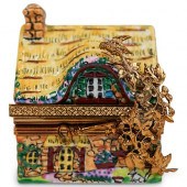 LIMOGES PORCELAIN HOUSE PILL B