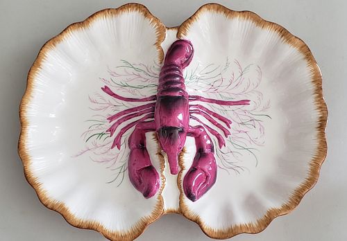 LIMOGES PORCELAIN LOBSTER FORM