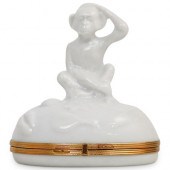 LIMOGES PORCELAIN MONKEY TRINK