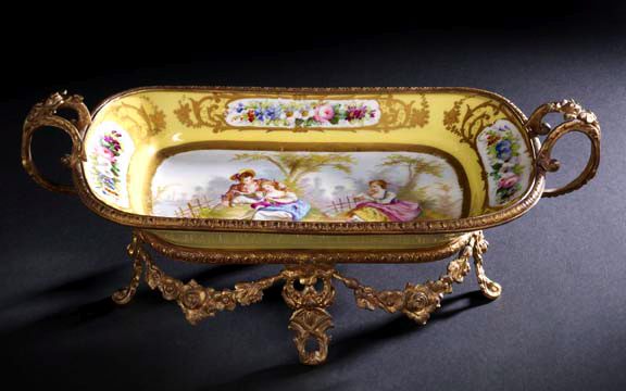 Limoges Porcelain Oblong Dish by