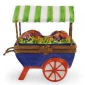 LIMOGES PORCELAIN PEINT MAIN R