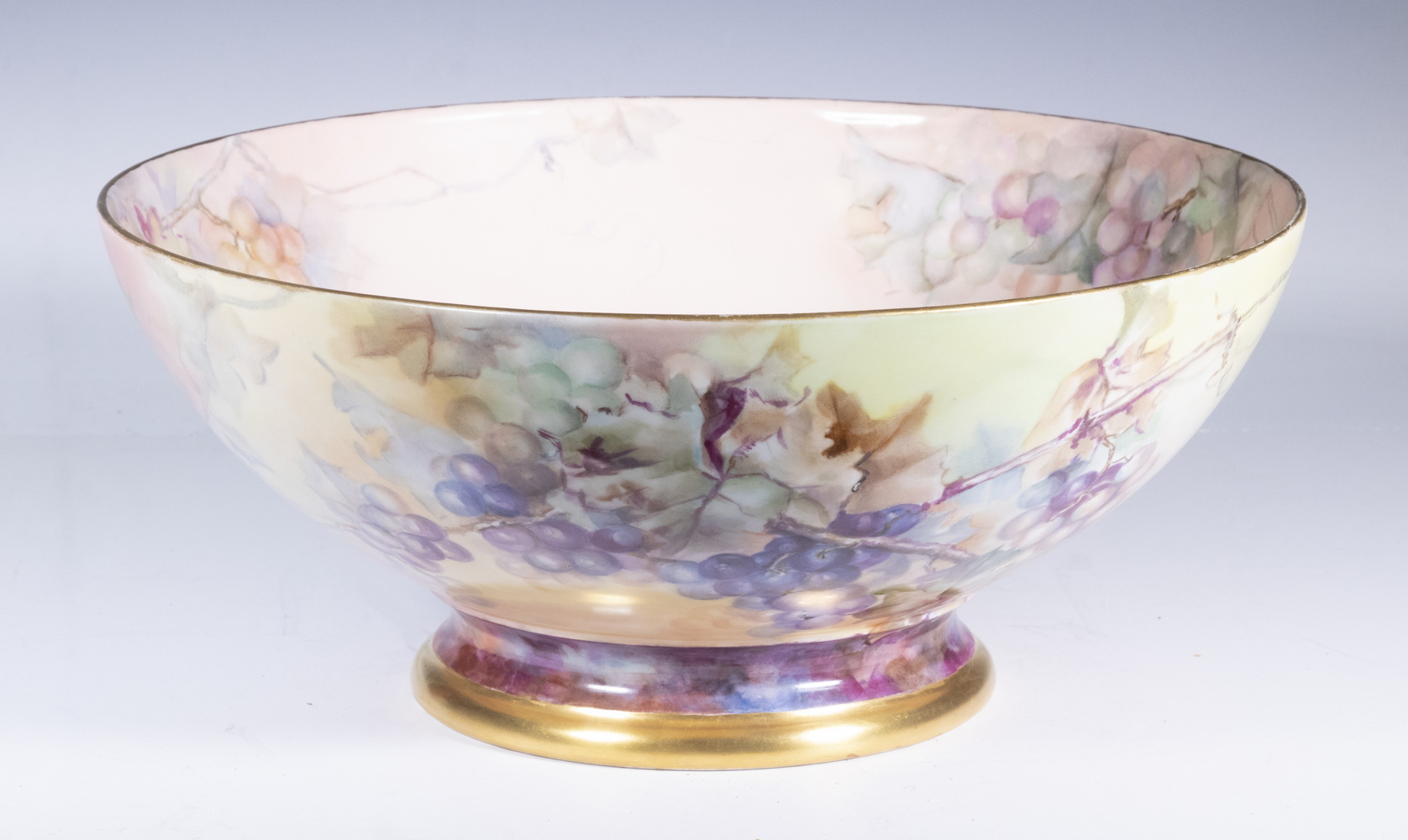 LIMOGES PORCELAIN PUNCH BOWL