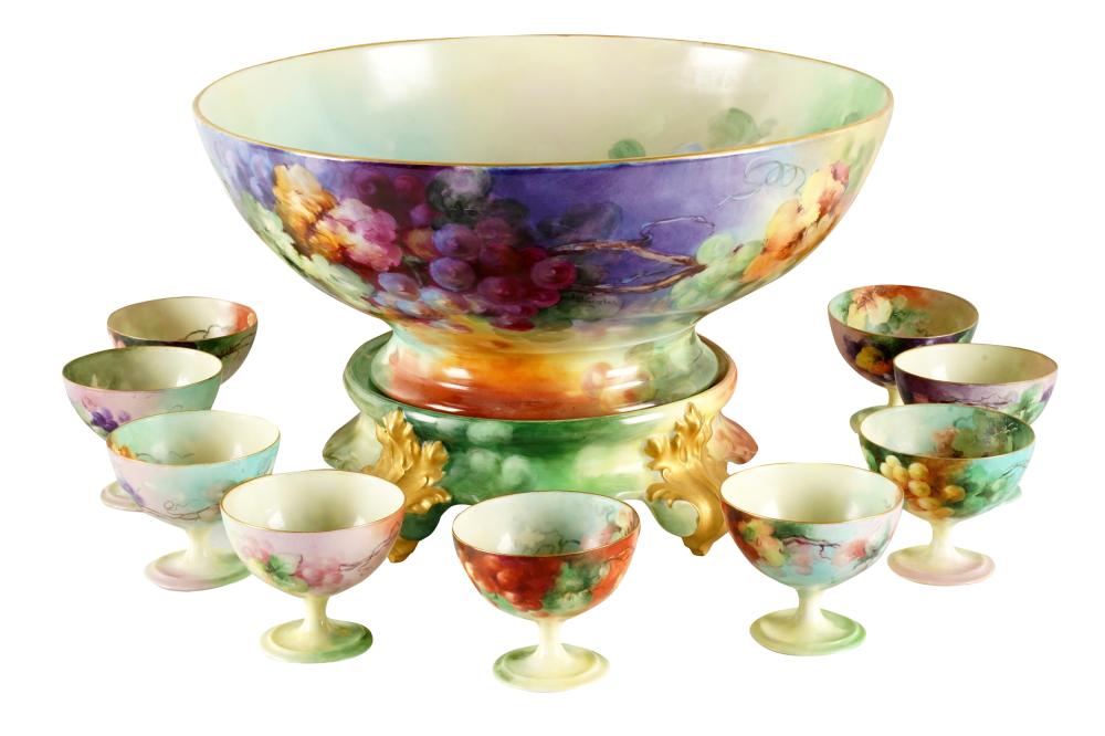 LIMOGES PORCELAIN PUNCH