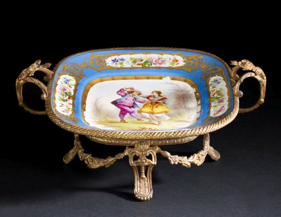 Limoges Porcelain Square Sweetmeats